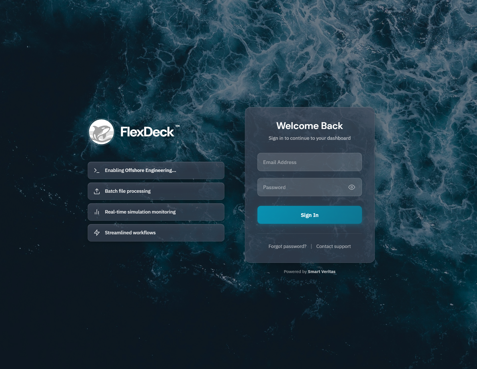 FlexDeck OrcaFlex analysis platform interface